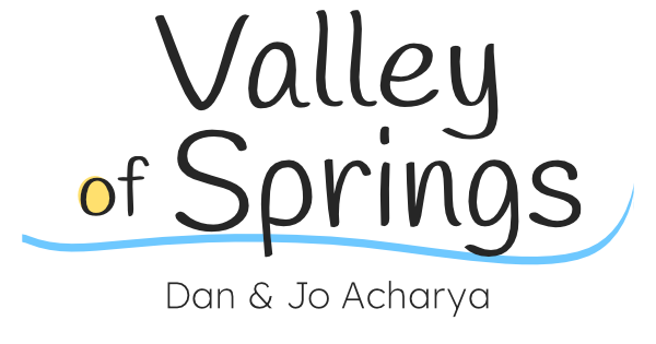 Valley of Springs, the home of Dan and Jo Acharya